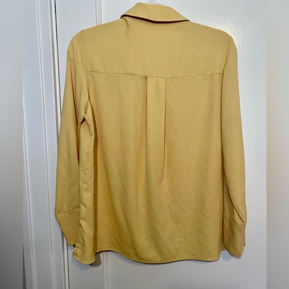 Mango MNG Yellow Blouse - Picture 2 of 6